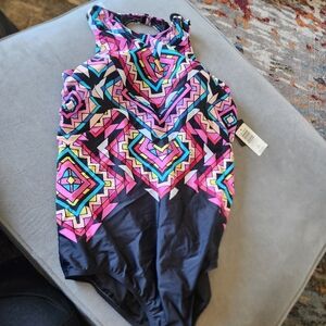 Aztec design swimsuit